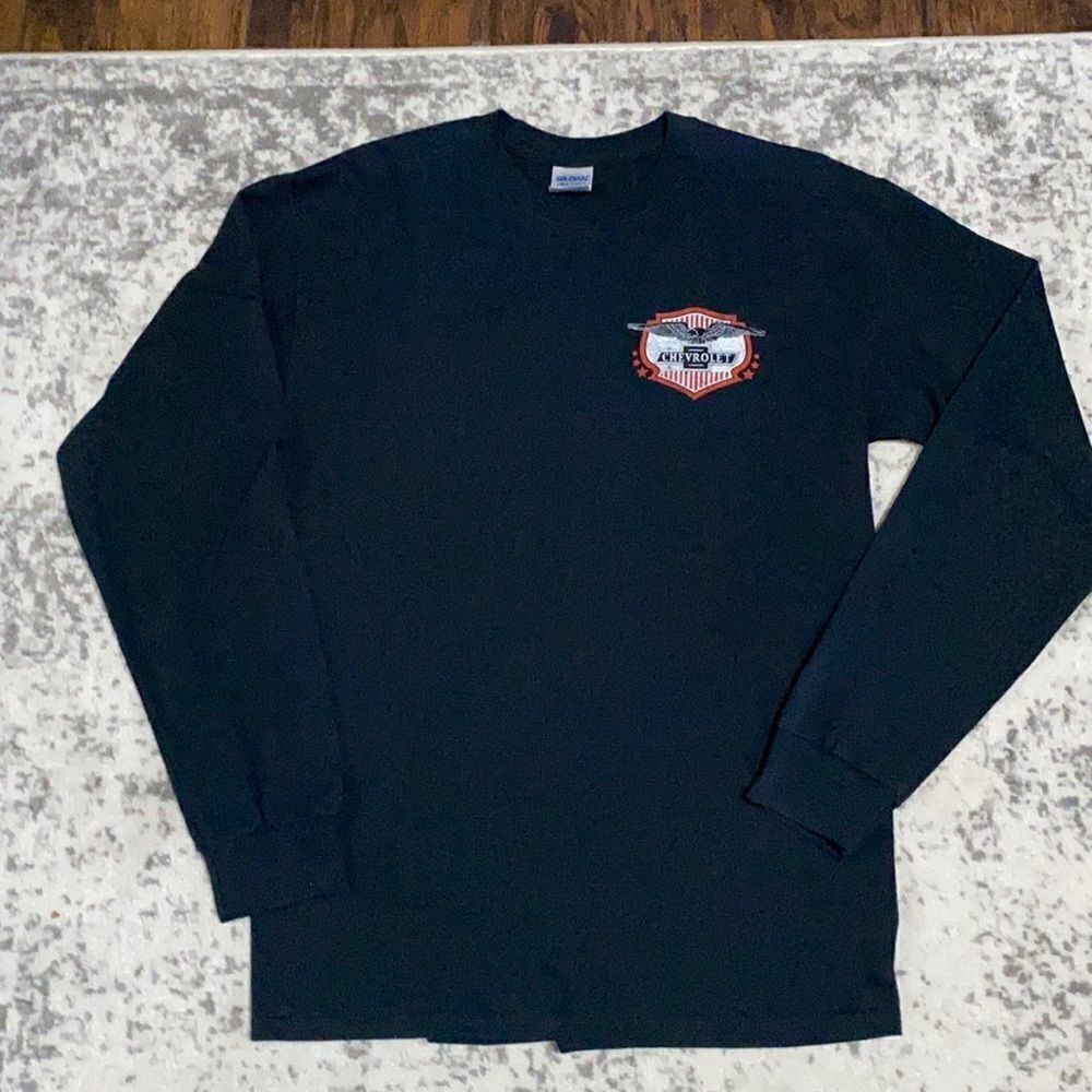 Vtg Gildan Chevrolet‎ Long sleeve shirt size M EUC